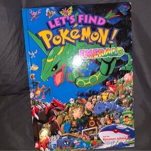 Let’s Find Pokemon! Emerald 2008 hardcover Book
